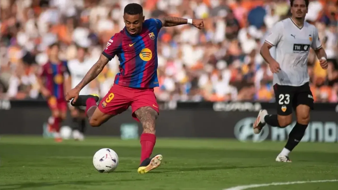 Gabriel Jesus Resmi Debut saat Menghancurkan Valencia