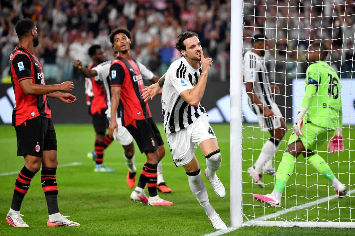 Gol Telat Gatti Gagalkan Kemenangan Milan atas Juventus