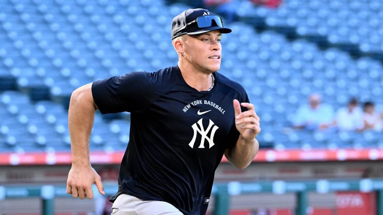 Aaron Judge terakhir tampil pada 31 Mei sebelum harus menepi karena cedera tulang rusuk kanan saat melakukan tangkapan sambil melompat pada akhir April. (Foto: AP)