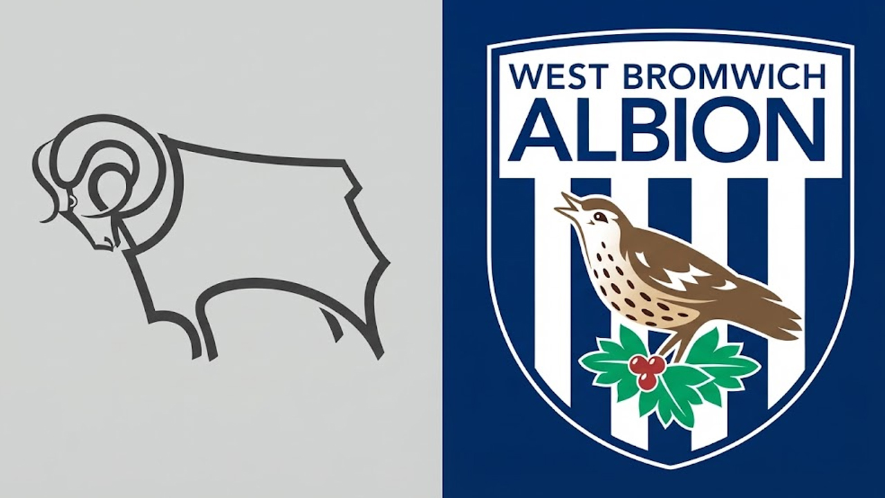 Angka dan Statistik Jelang Laga Derby County vs West Bromwich Albion di EFL Championship