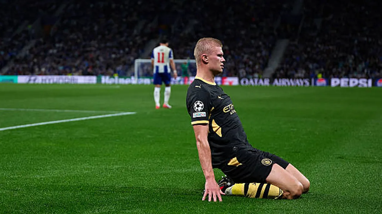 Manchester City Kalahkan Porto 2-0, Erling Haaland Cetak Dua Gol