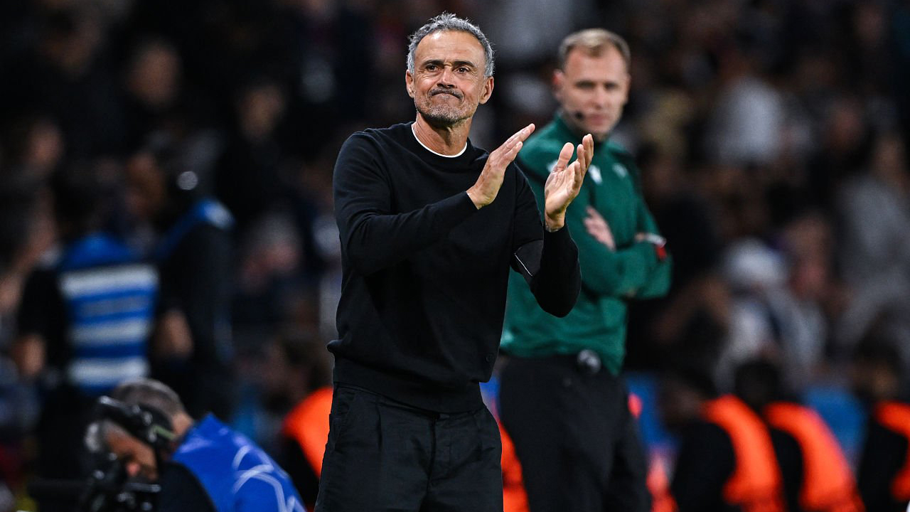 PSG Pesta Gol ke Gawang Slovan Bratislava, Luis Enrique Puas