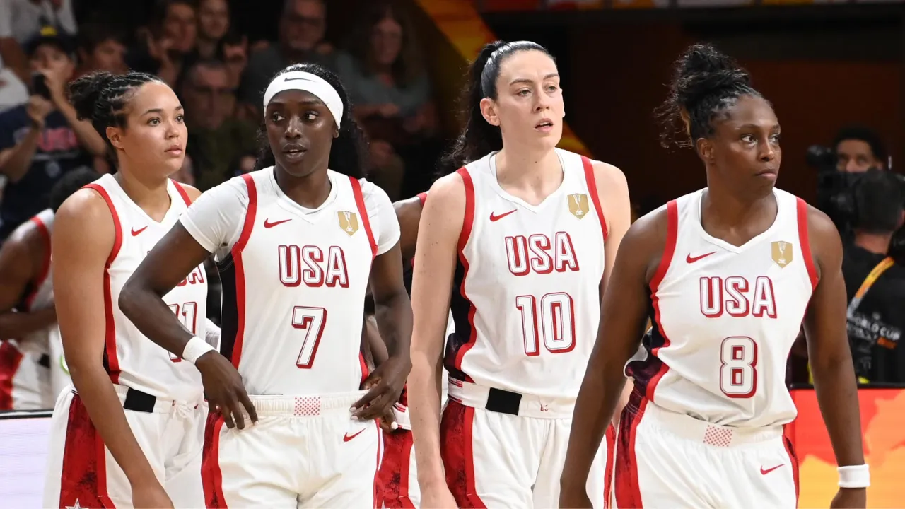 AS mengawali turnamen Piala Dunia FIBA 2026 sebagai favorit, tetapi penampilan mereka di fase grup berlangsung naik turun. (Foto: AP)
