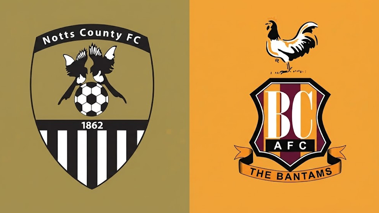 Angka dan Statistik Jelang Laga Notts County vs Bradford City di League One