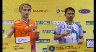 Aidil Sholeh Raih Gelar Super 100 Pertamanya di Vietnam Open 2026