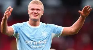 City Tumbangkan MU dengan 10 Pemain, Erling Haaland: Ini Luar Biasa
