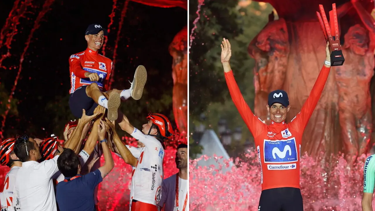 Enric Mas menjadi pebalap Spanyol pertama yang menjuarai balapan tersebut sejak Alberto Contador pada 2014. (Foto: AP)