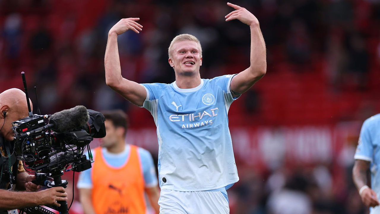 Erling Haaland Jadi Raja Gol Derby Manchester, Lampaui Aguero dan Rooney