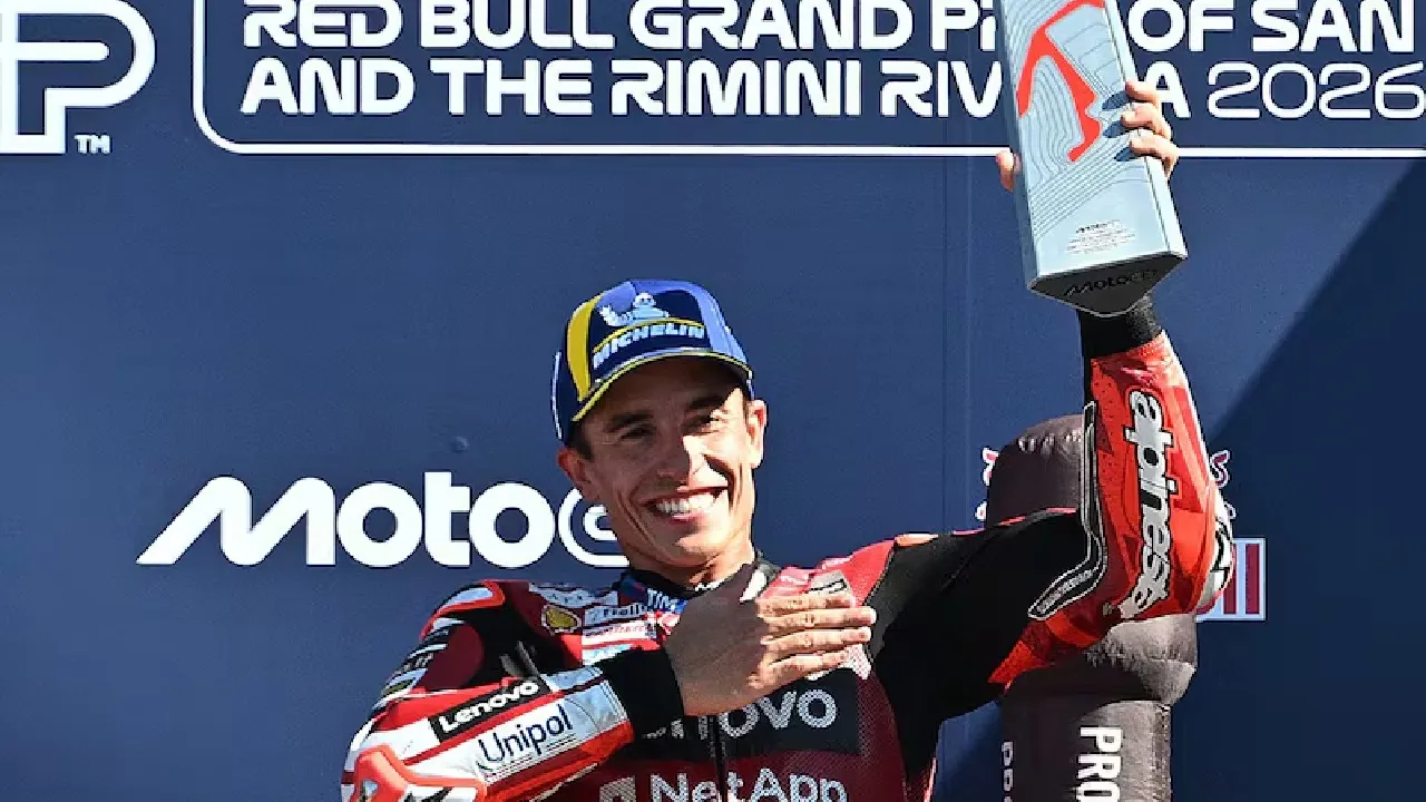 Marc Marquez menang di MotoGP San Marino 2026