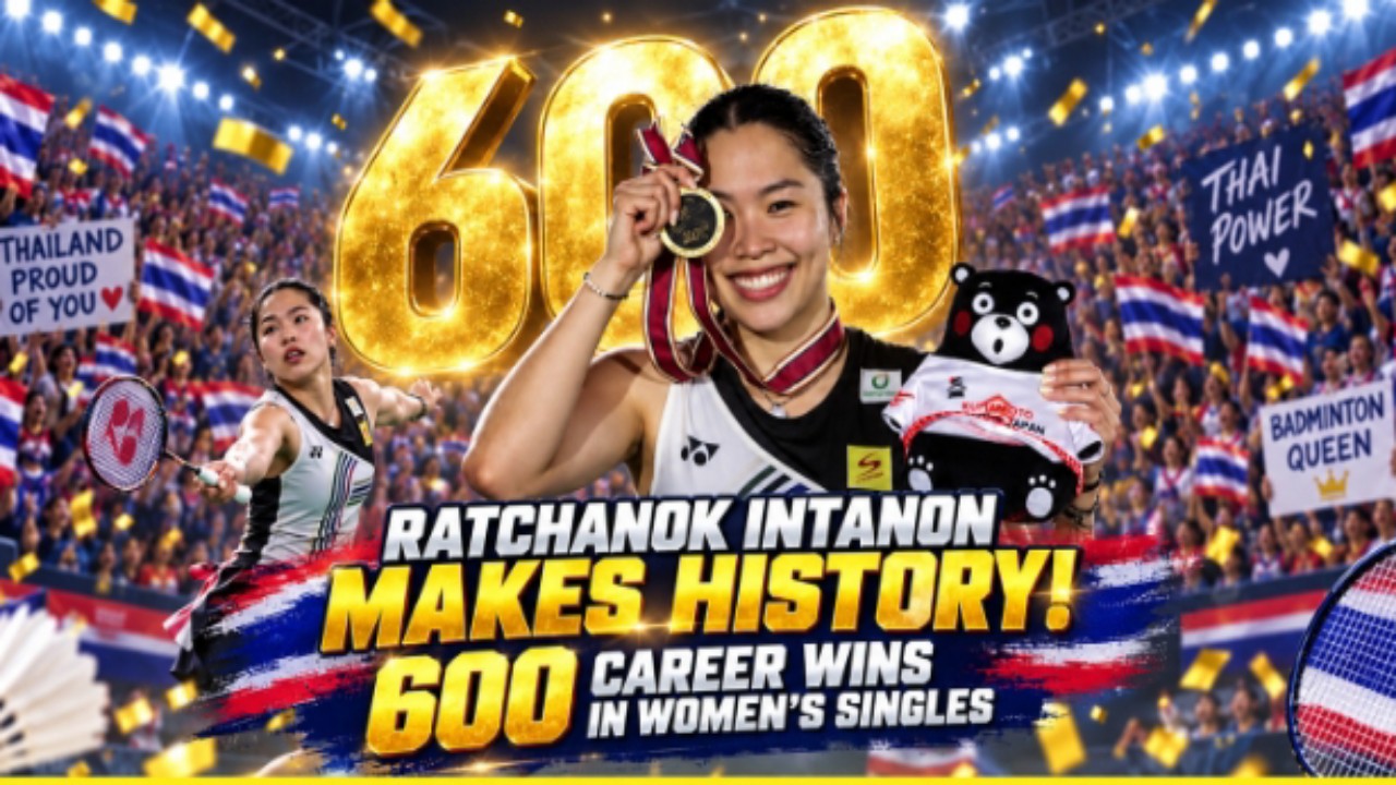 Ratchanok Intanon Capai Rekor Tunggal Putri Pertama Capai 600 Kemenangan