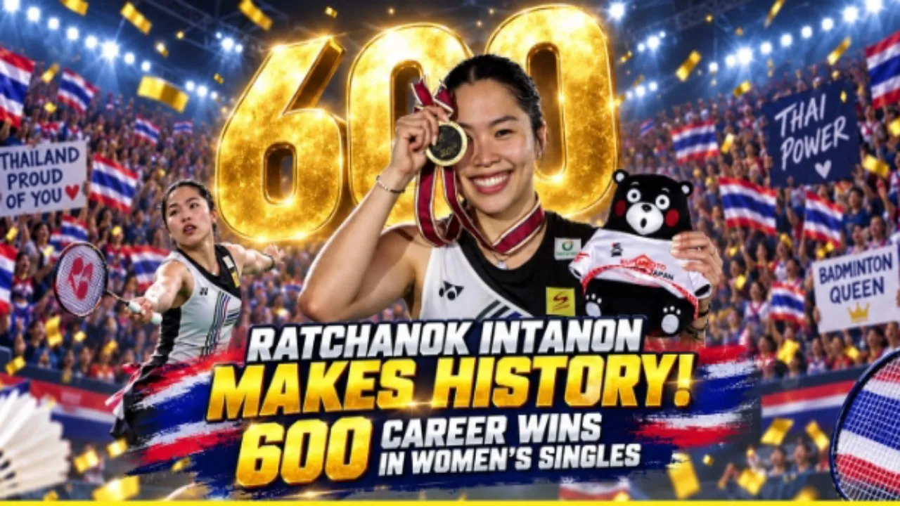 Ratchanok Intanon Capai Rekor Tunggal Putri Pertama Capai 600 Kemenangan