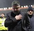 Gennaro Gattuso Mendapat Sambutan Hangat Suporter AC Milan di Olimpico