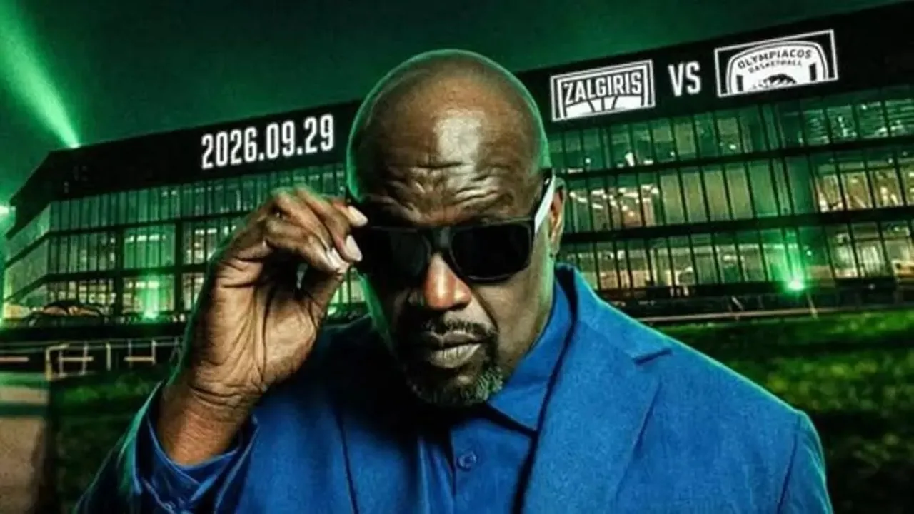 Shaquille O'Neal Jadi Tamu Kehormatan Zalgiris Kaunas