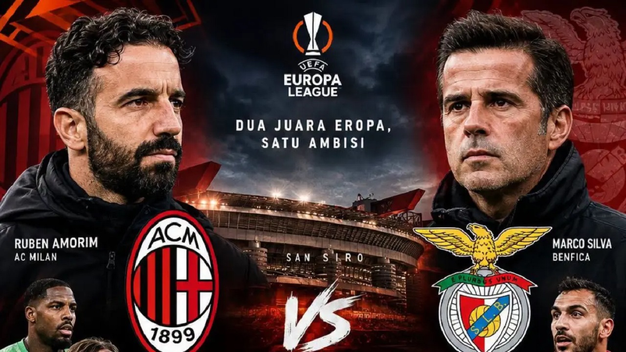 AC Milan Akan Hadapi Benfica Yang Sedang On Fire di Liga Domestik