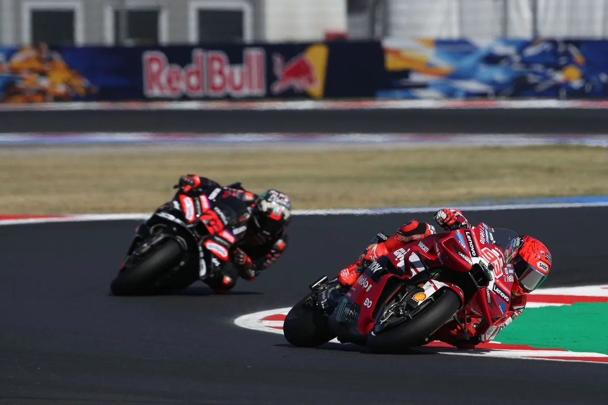 Di Giannantonio: Marquez Bungkam Teori Sirkuit Ducati-Aprilia