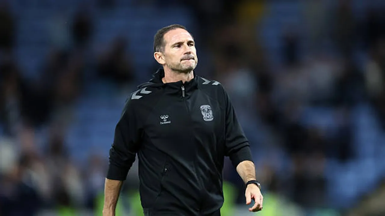 Frank Lampard puji kebangkitan Coventry City meski harus gugur akibat kesalahan sendiri lawan Aston Villa