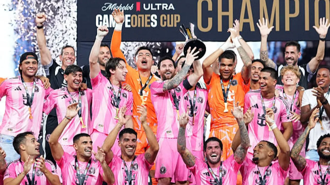Lionel Messi genapkan 100 gol untuk Inter Miami usai bungkam Cruz Azul di Campeones Cup