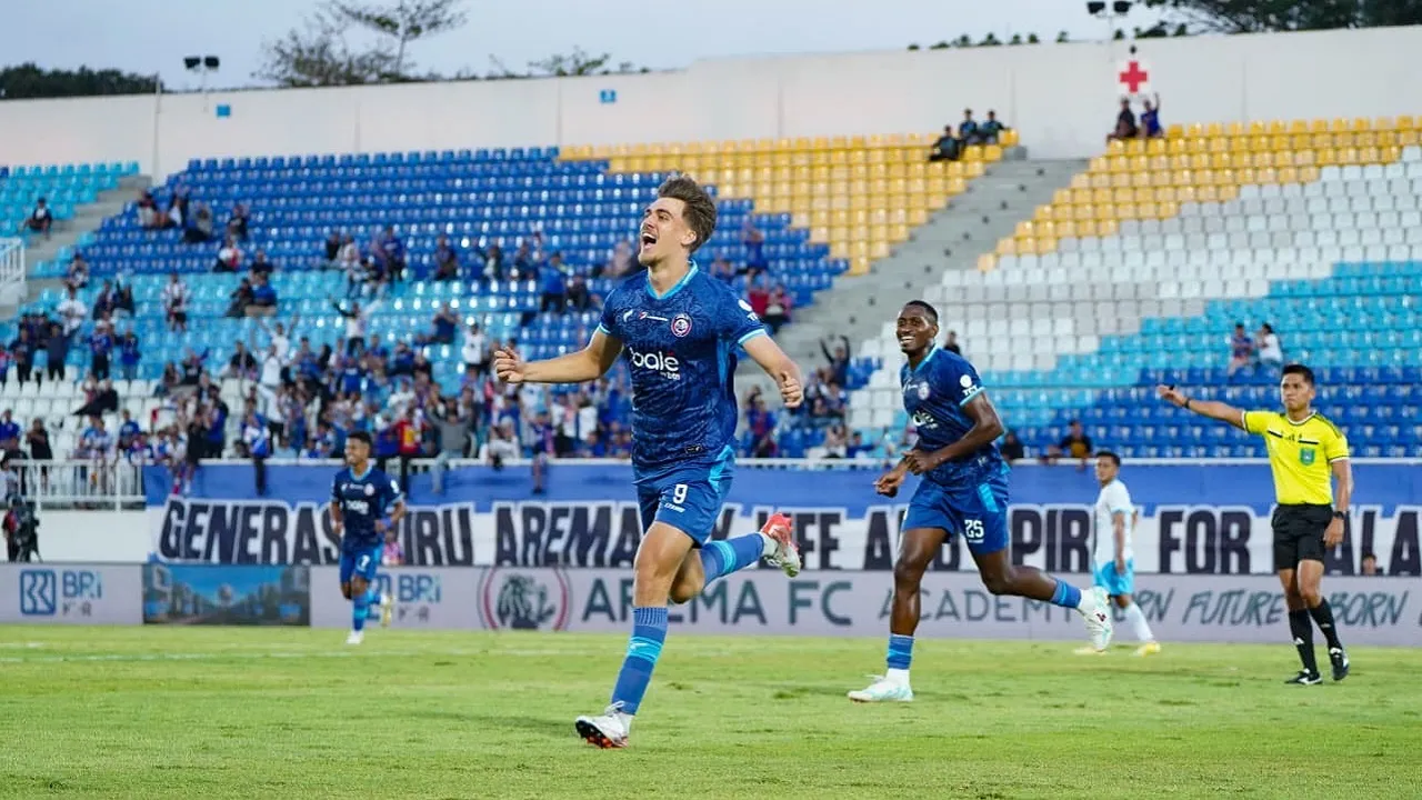 Penyerang Arema FC, Mauro Zijlstra