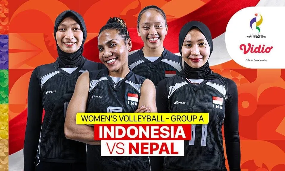 Timnas Voli Putri Indonesia Tantang Nepal di Asian Games 2026, Saksikan Live Streaming - sumber: (blokbojonegoro)