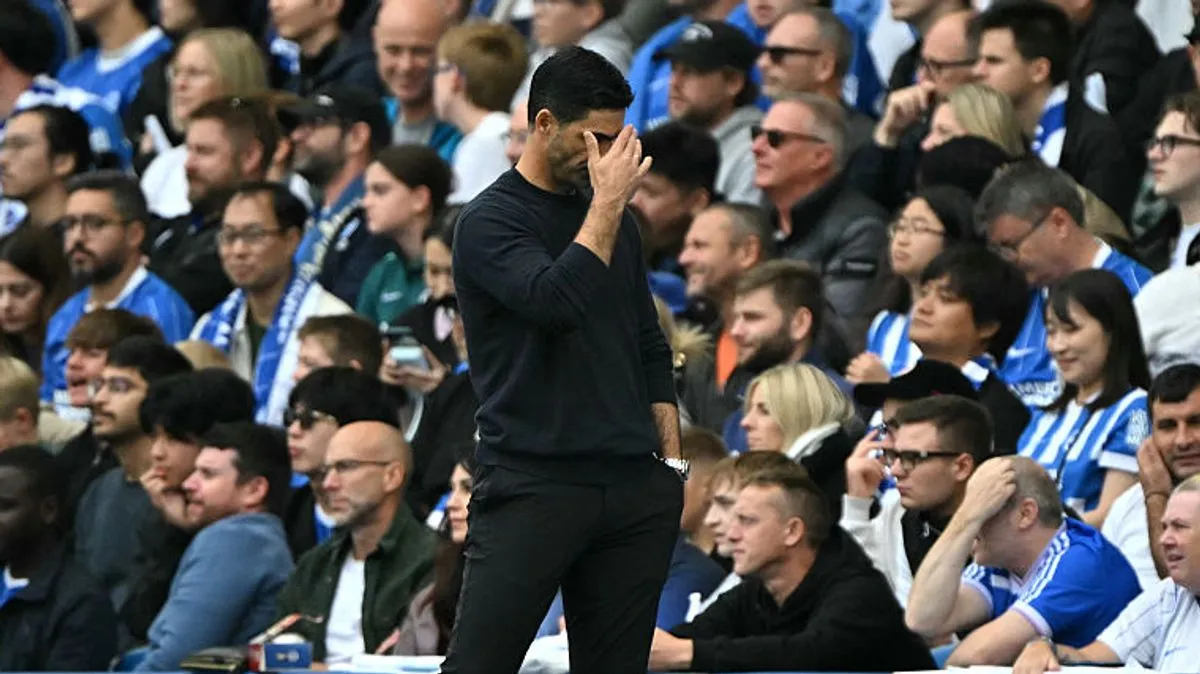 Mikel Arteta Bahas Kekalahan Arsenal dari Brighton