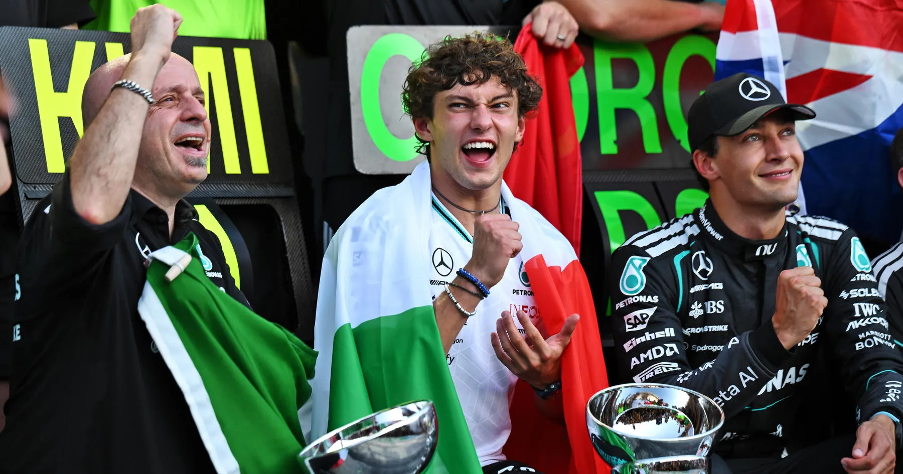 Antonelli Bantah Teori Mercedes Soal Posisi Russell - sumber: (racingnews365)