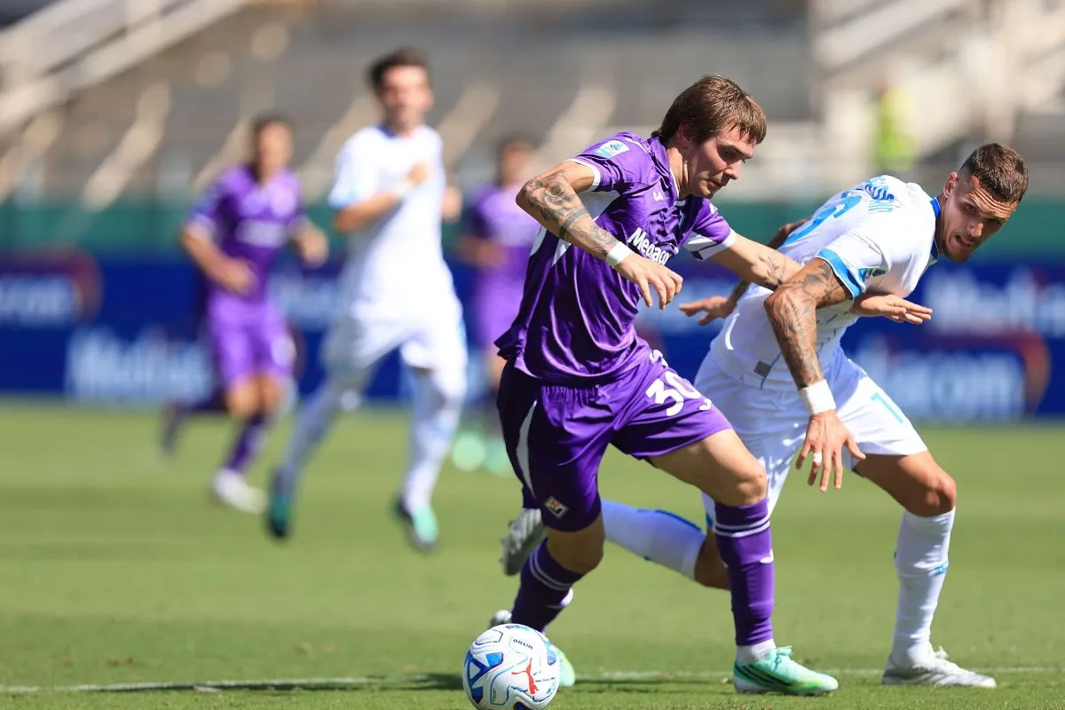 Fiorentina Tahan Imbang Napoli, Jimenez Gagalkan Gol Pembuka Gilmour - sumber: (footballitalia)
