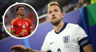 Kane Hanya Beri Respon Dingin Usai Diremehkan Lamine Yamal di Ballon d'Or