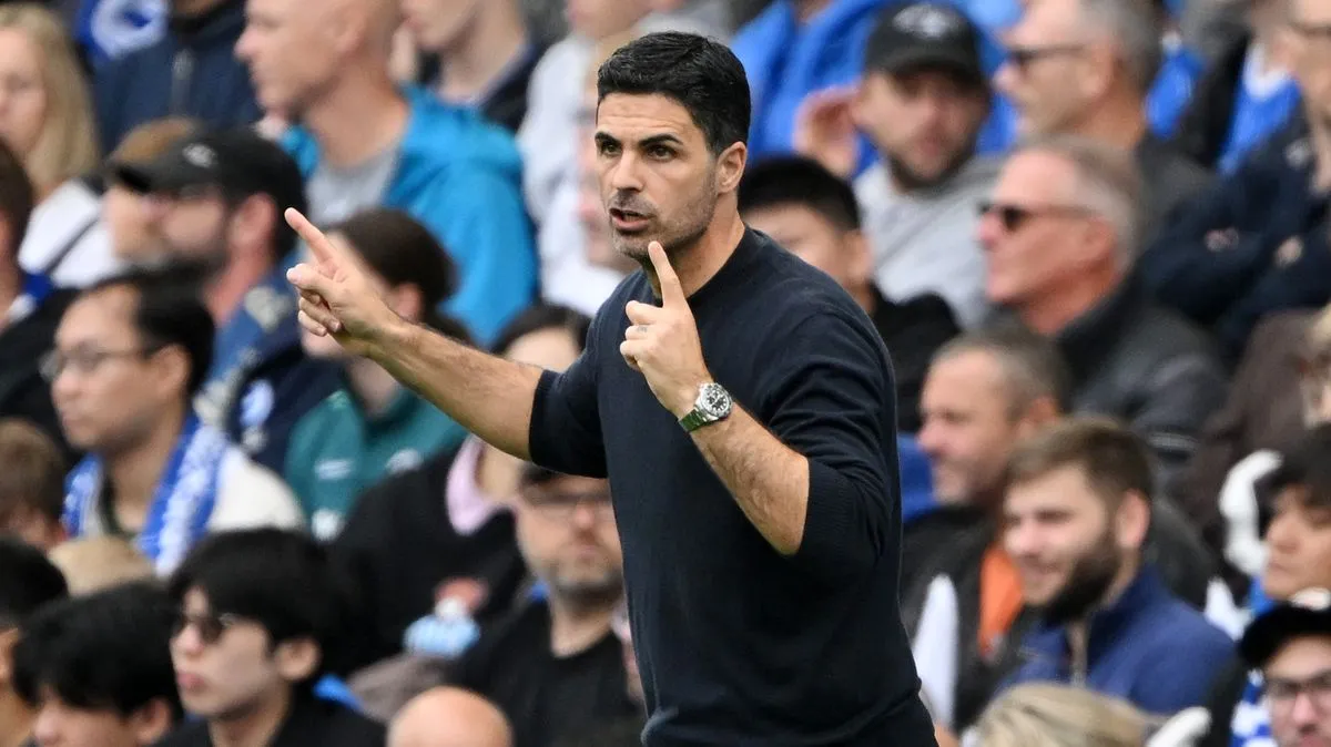 Mikel Arteta Kritik Pemain Arsenal Usai Kekalahan dari Brighton - sumber: (footballlondon)