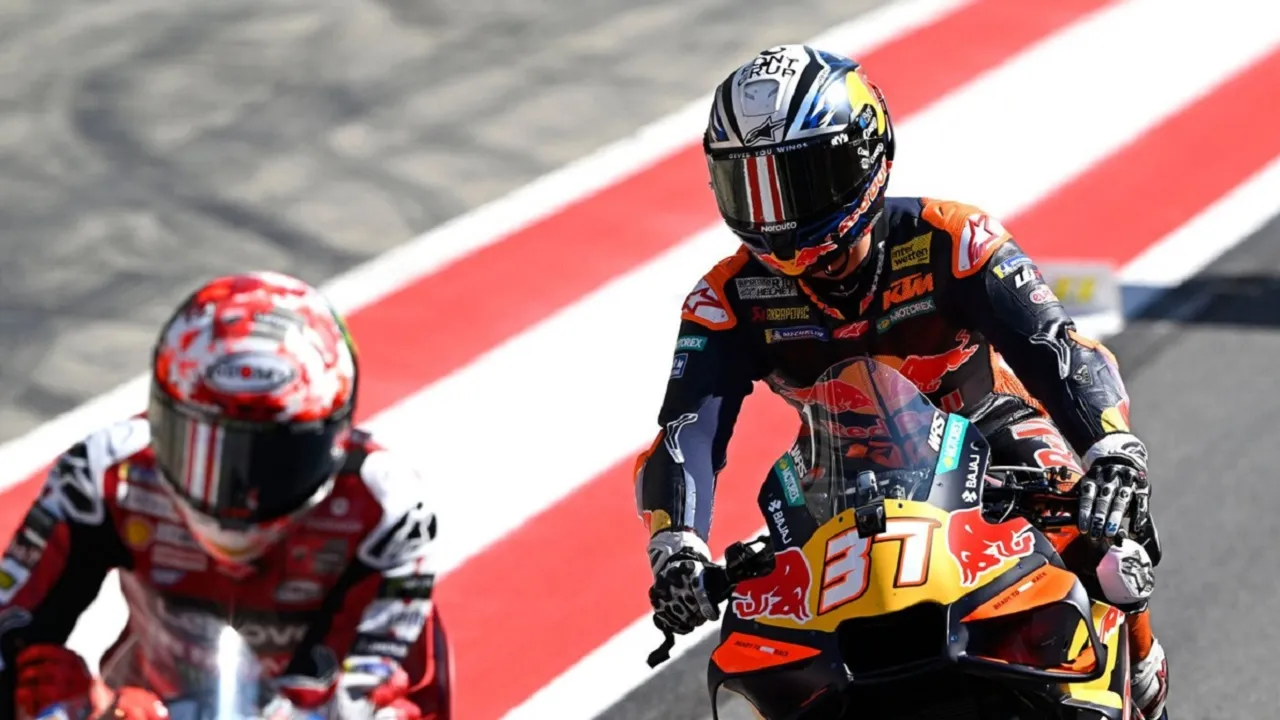 Pedro Acosta Marah Besar Usai Crash di Sprint Race GP Austria