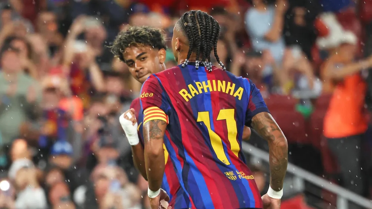 Raphinha Kini Setara dengan Lionel Messi dan Cristiano Ronaldo