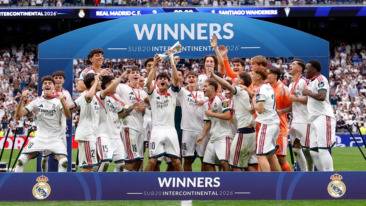 Real Madrid U-19 Pastikan Angkat Trofi Intercontinental Cup