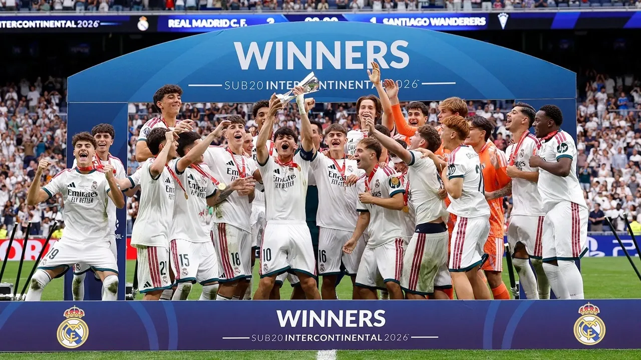 Real Madrid U-19 Pastikan Angkat Trofi Intercontinental Cup