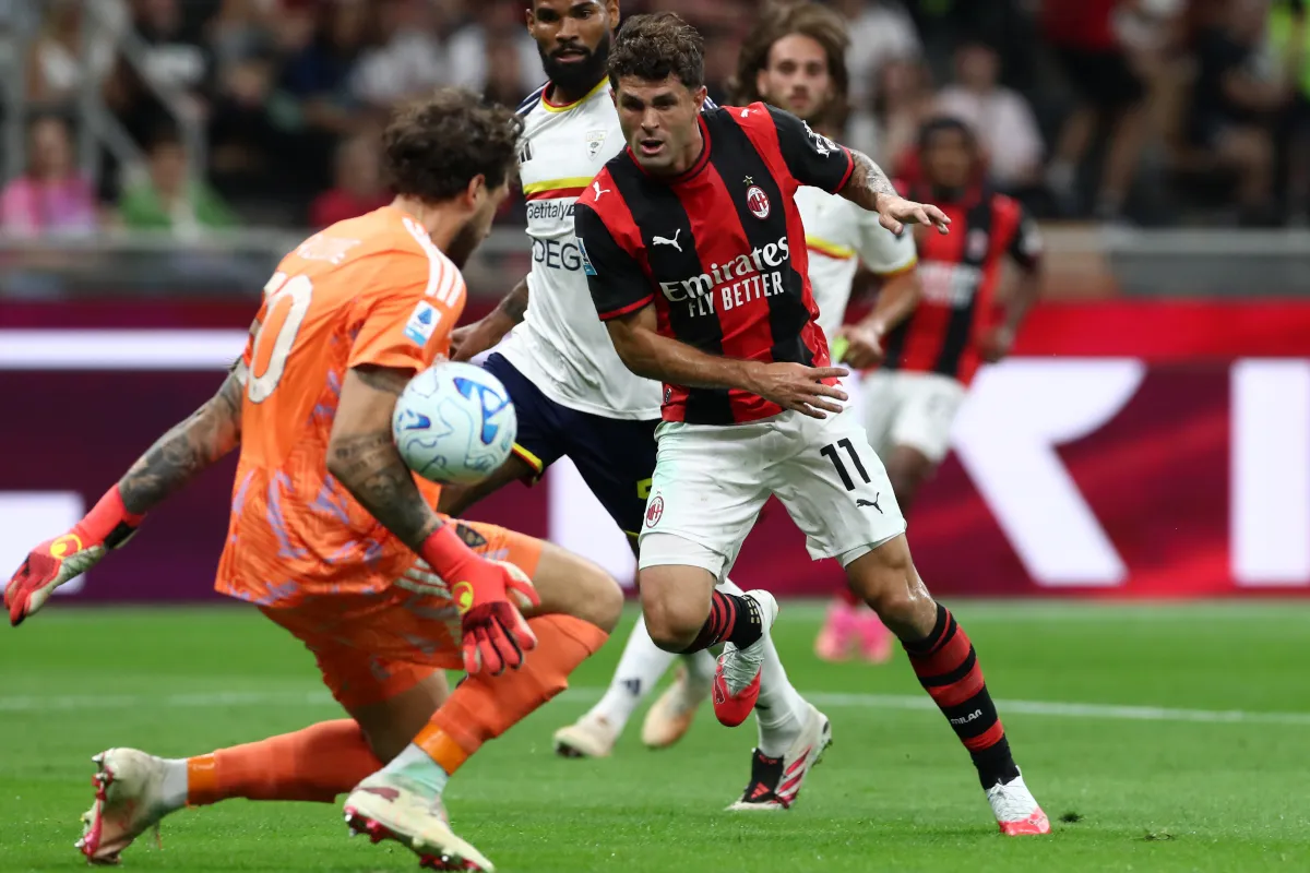 AC Milan Gilas Lecce, Gol Perdana Pulisic Jadi Sorotan