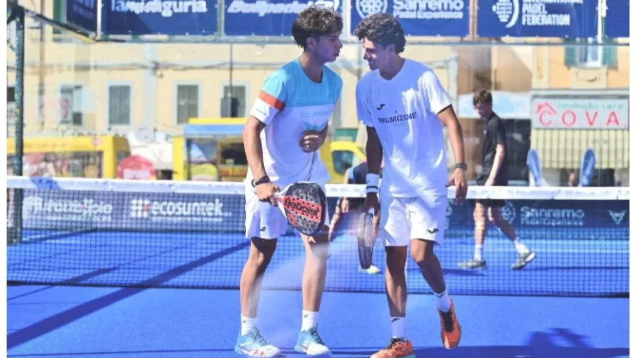 Kegembiraan Wakil Tuan Rumah di FIP Padel Promises Tour Liguria Italia