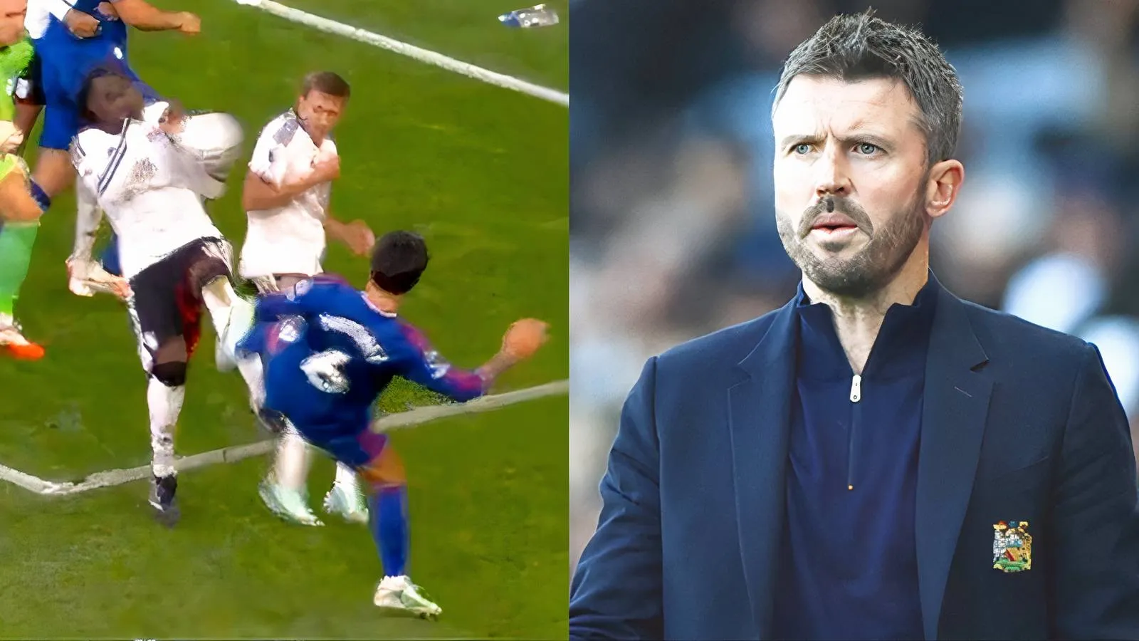 Mantan Wasit Liga Premier Berikan Penilaian atas Insiden Handball Bassey di Laga Fulham vs Man Utd - sumber: (givemesport)