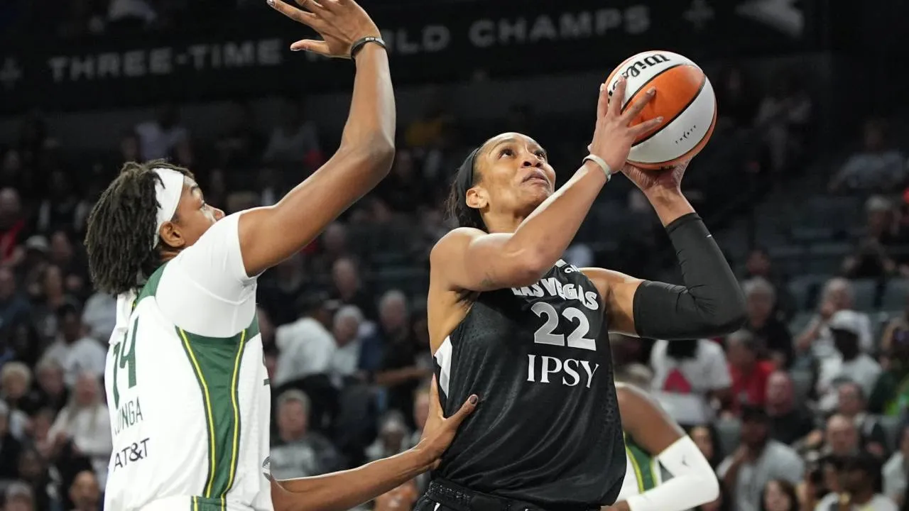 A’ja Wilson Bawa Las Vegas Aces Raih Kemenangan Kelima Beruntun