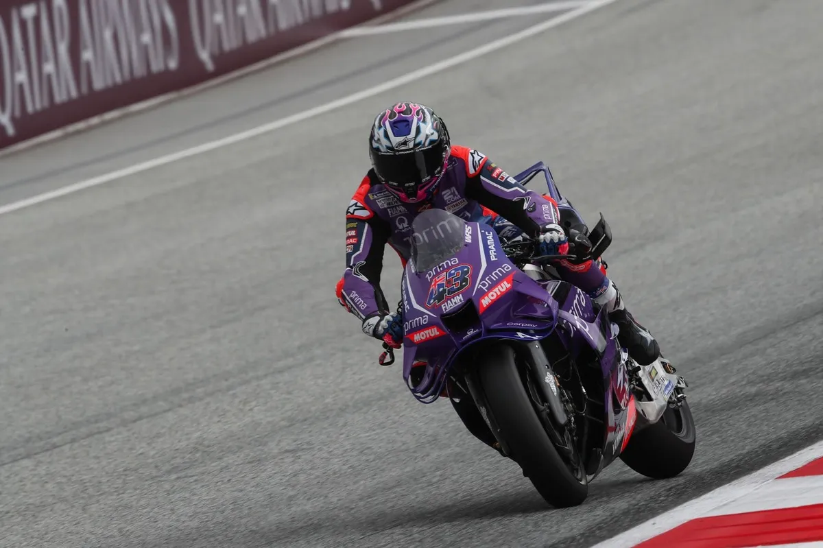 Jack Miller Malu, Kecepatan Turun di GP Austria - sumber: (motorsport)