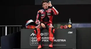 Marc Marquez Tak Bisa Sembunyikan Wajah Frustrasinya di MotoGP Austria