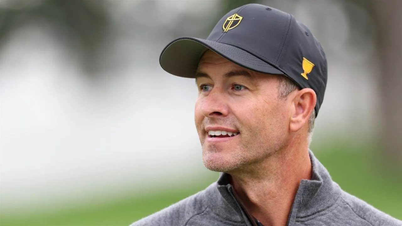 Adam Scott menjadi satu-satunya pemain yang selalu masuk tim sejak 2003. (Foto: AP)