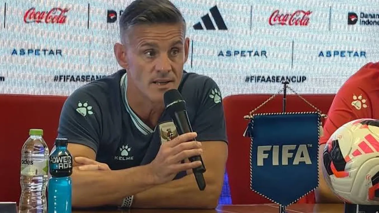 John Herdman konferensi pers jelang bergulirnya FIFA ASEAN Cup 2026