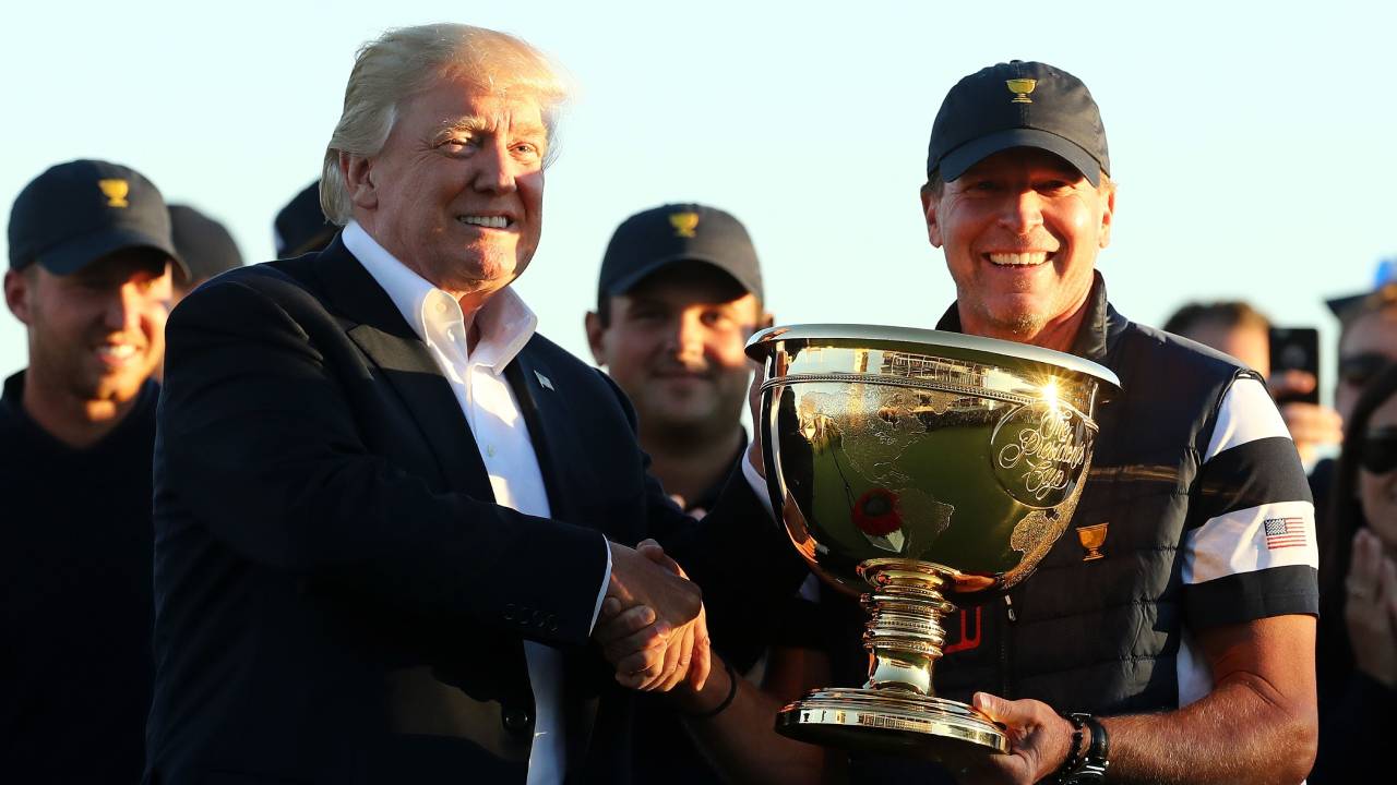 Presiden Donald Trump Berencana Hadiri Putaran Terakhir Presidents Cup 2026