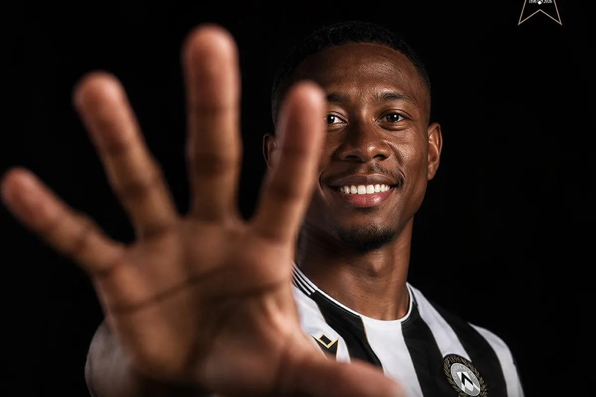 Resmi: Udinese Rekrut Alaba, Pemenang Empat Kali Liga Champions - sumber: (footballitalia)