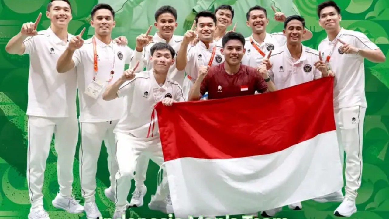 Tim Putra Indonesia Persembahkan Medali Emas Asian Games 2026
