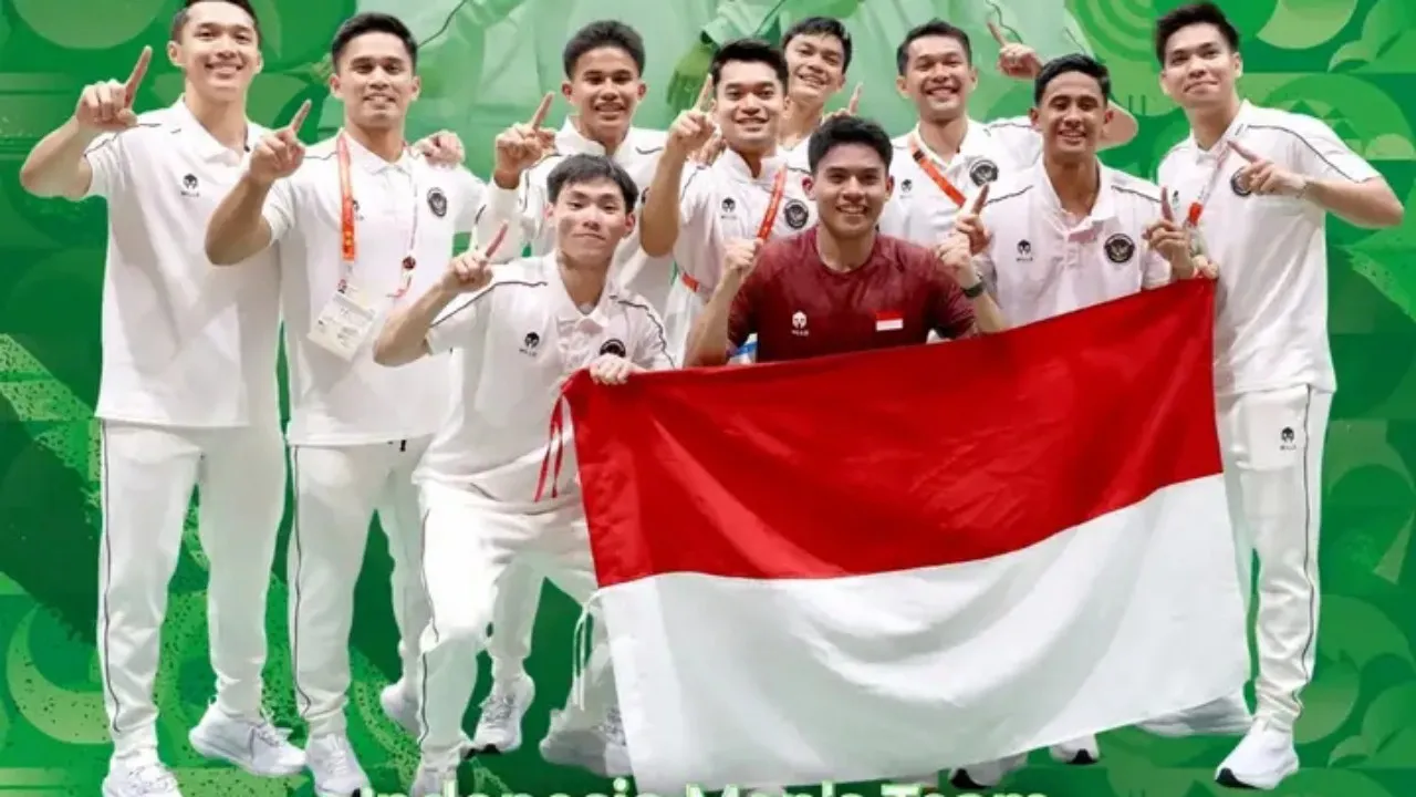 Tim Putra Indonesia Persembahkan Medali Emas Asian Games 2026