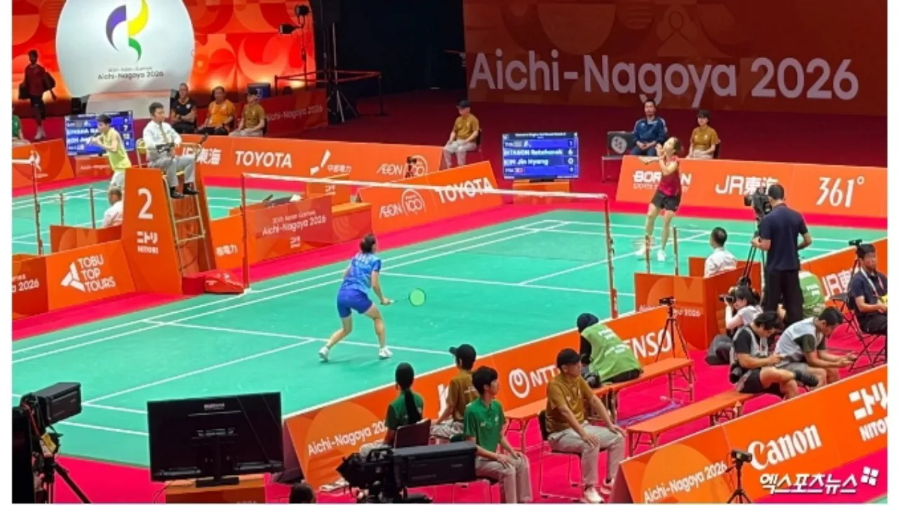 Asian Games 2026: Wakil Korea Utara Kim Jin Hyang Dihadang Ratchanok Intanon