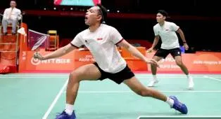 Sikat India, Fajar-Fikri Amankan 16 Besar Individual Asian Games 2026