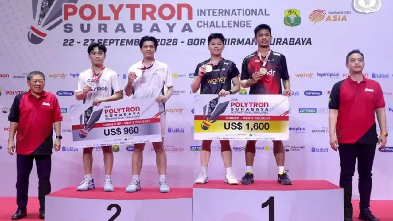 Revans Atas Yeremia-Patra, Taufik-Alexius Juara Surabaya International Challenge 2026