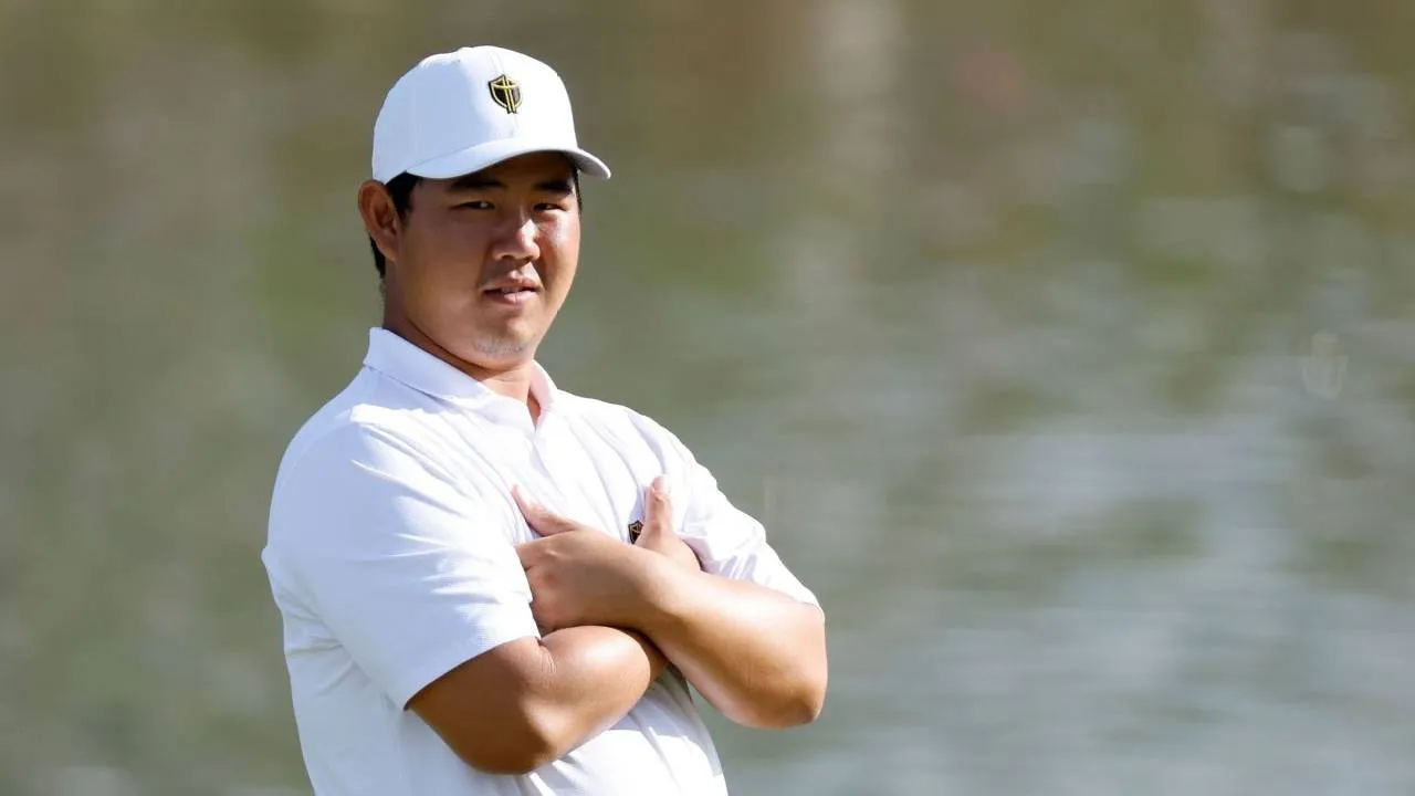 Tom Kim menjadi bagian penting Tim Internasional di Presidents Cup dengan memenangi tiga dari empat pertandingan yang dijalaninya pekan ini. (Foto: Golf Digest)