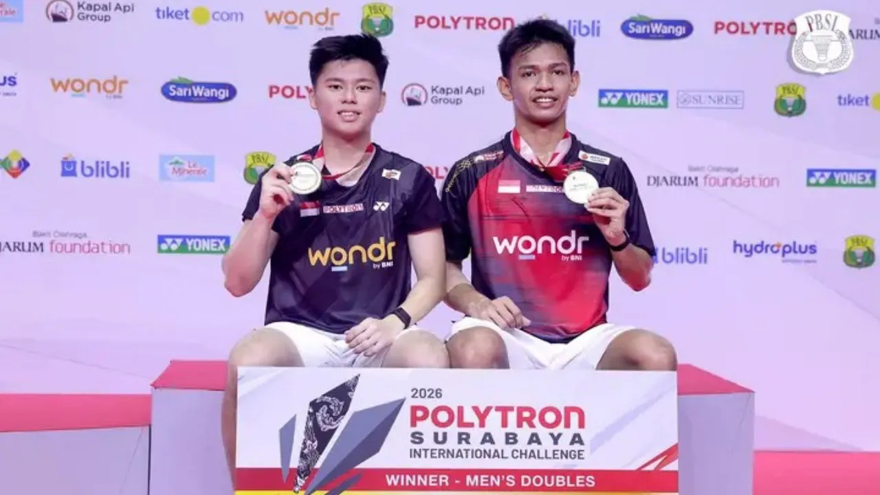 Surabaya IC 2026: Revans Taufik-Alexius Atas Yeremia-Patra Berakhir Juara