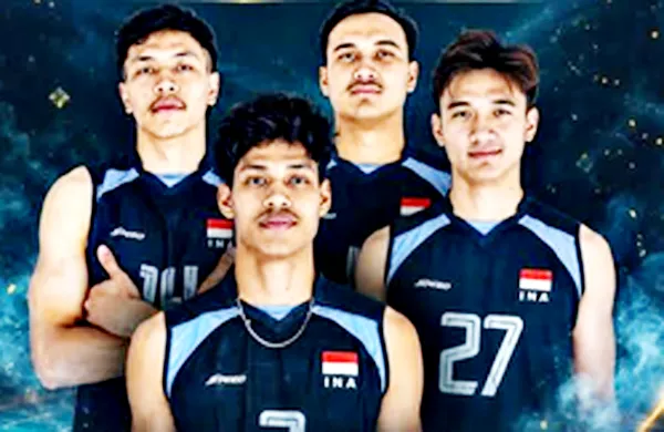 Timnas Voli Indonesia Takluk 2 - sumber: (blokbojonegoro)